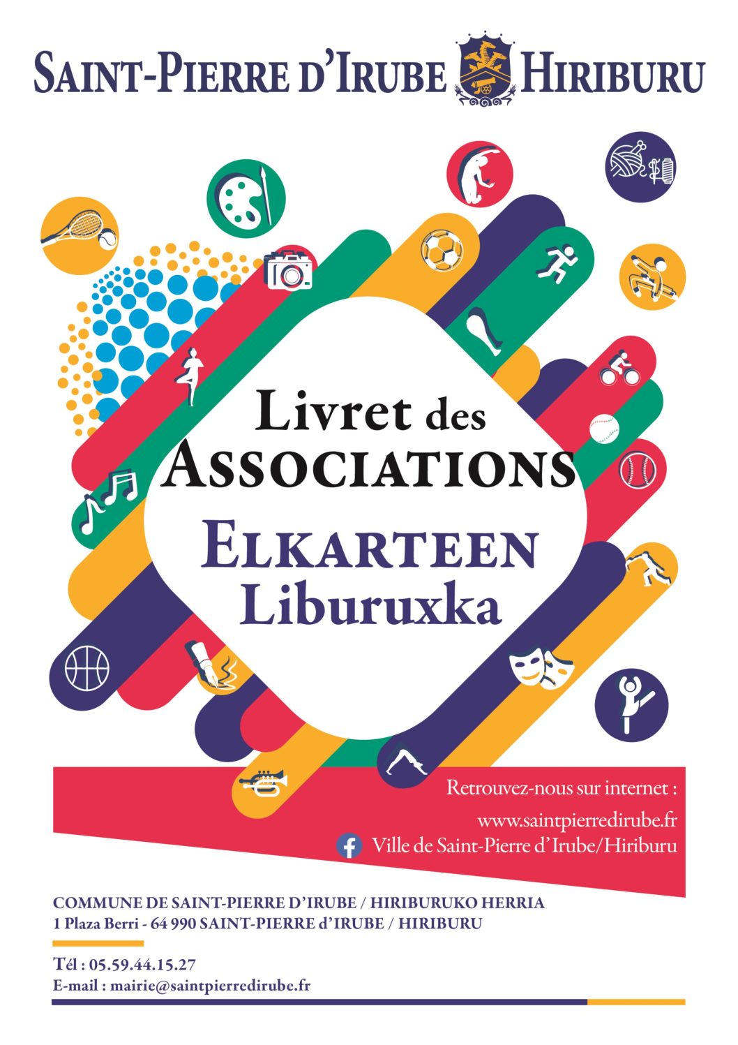 Couverture du livret des associations de Saint Pierre d'Irube